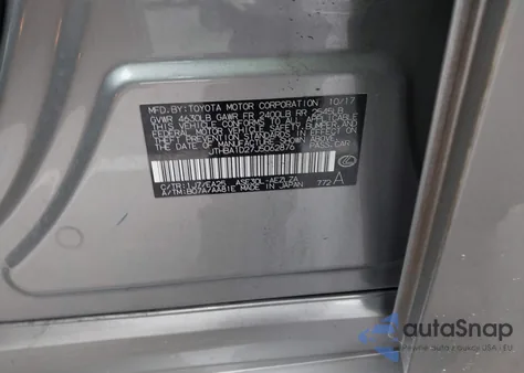 2018 Lexus Is 300 z USA, uszkodzony, nr VIN JTHBA1D27J5062876